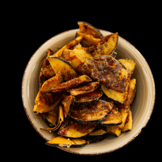 berengenas fritas con miel