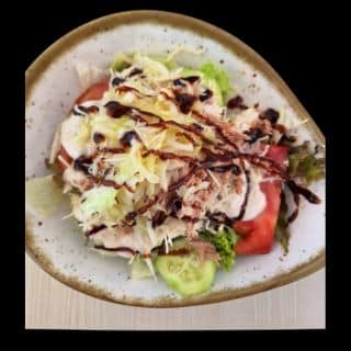 ensalada de tomate y motzarella
