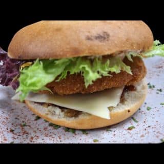 hamurguesa de pollo